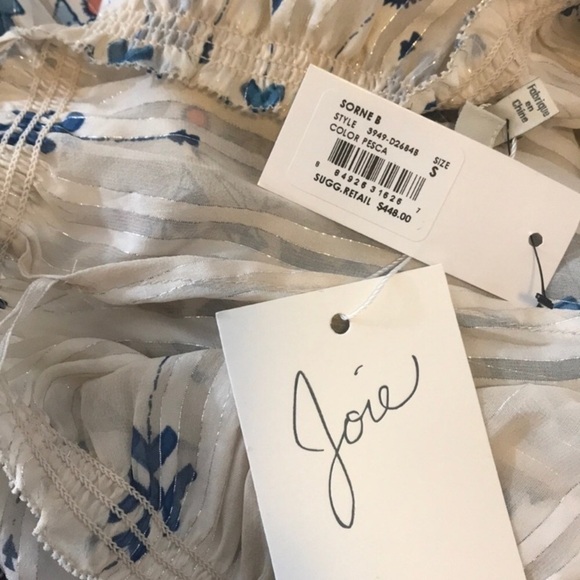 New Joie Sorne Silk Popover Maxi Dress - Picture 8 of 8